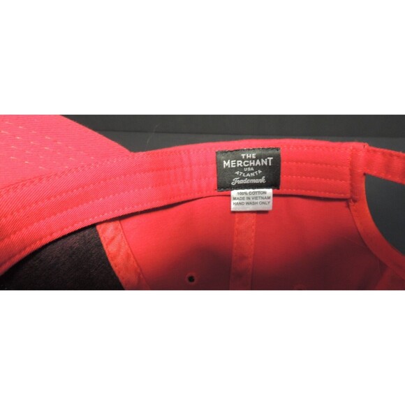 ATL Atlanta Hat Cap Red Strap Back The Merchant Atlanta USA Amazing Condition - Picture 5 of 5